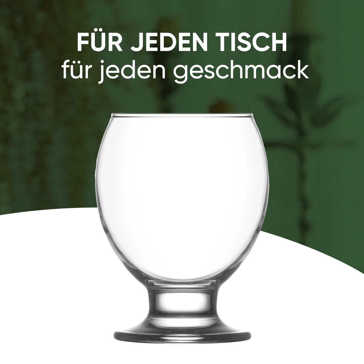 LAV Nectar Trinkgläser - 280ml, 6er Set