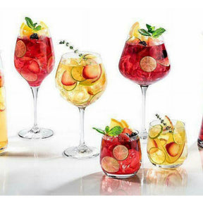 Wilmax Weinglas 360 ml Kristallglas Transparent 6er Set WL-888009/6A
