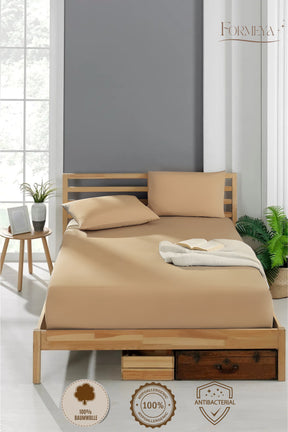 100% Cotton Single/Double Fitted Sheet Fitted Combed Sheet