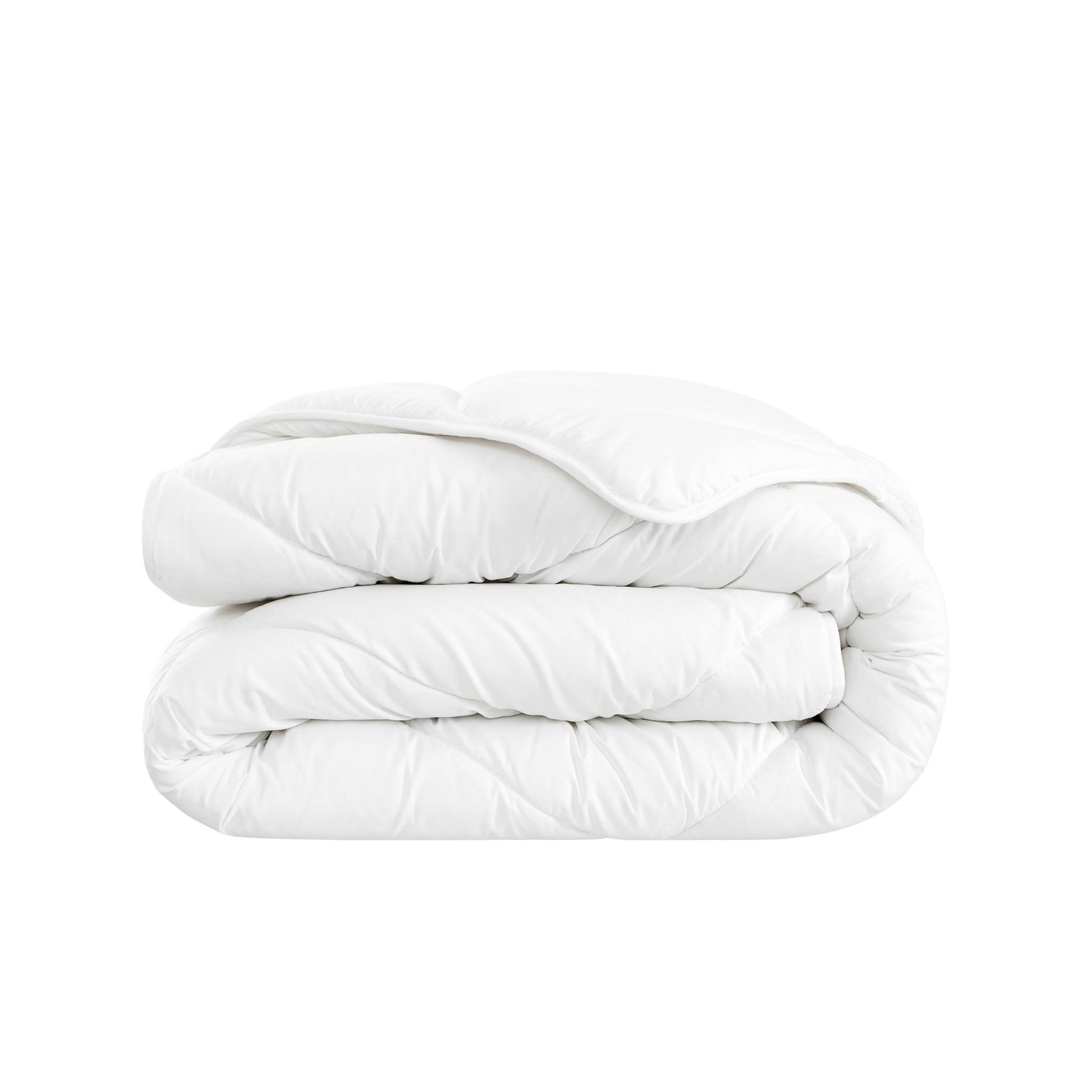 Mikrofaser Bettdecke Weiß, 155x220 cm, Leichtes Steppbett - Atmungsaktive Ganzjahresdecke aus Mikrofaser, Waschbare Bettdecke, 300 gr/m2 Faserfüllung
