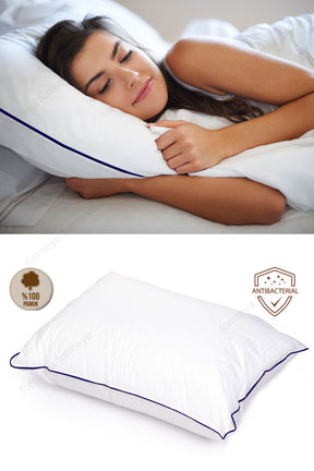 2 Pieces Climate Nano Gel Cushion Hotel Cushion 50X70 cm 100% Cotton Outer Fabric