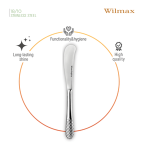 Wilmax Buttermesser 17 cm Edelstahl WL-999216/1B