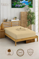 100% Cotton Single/Double Fitted Sheet Fitted Combed Sheet