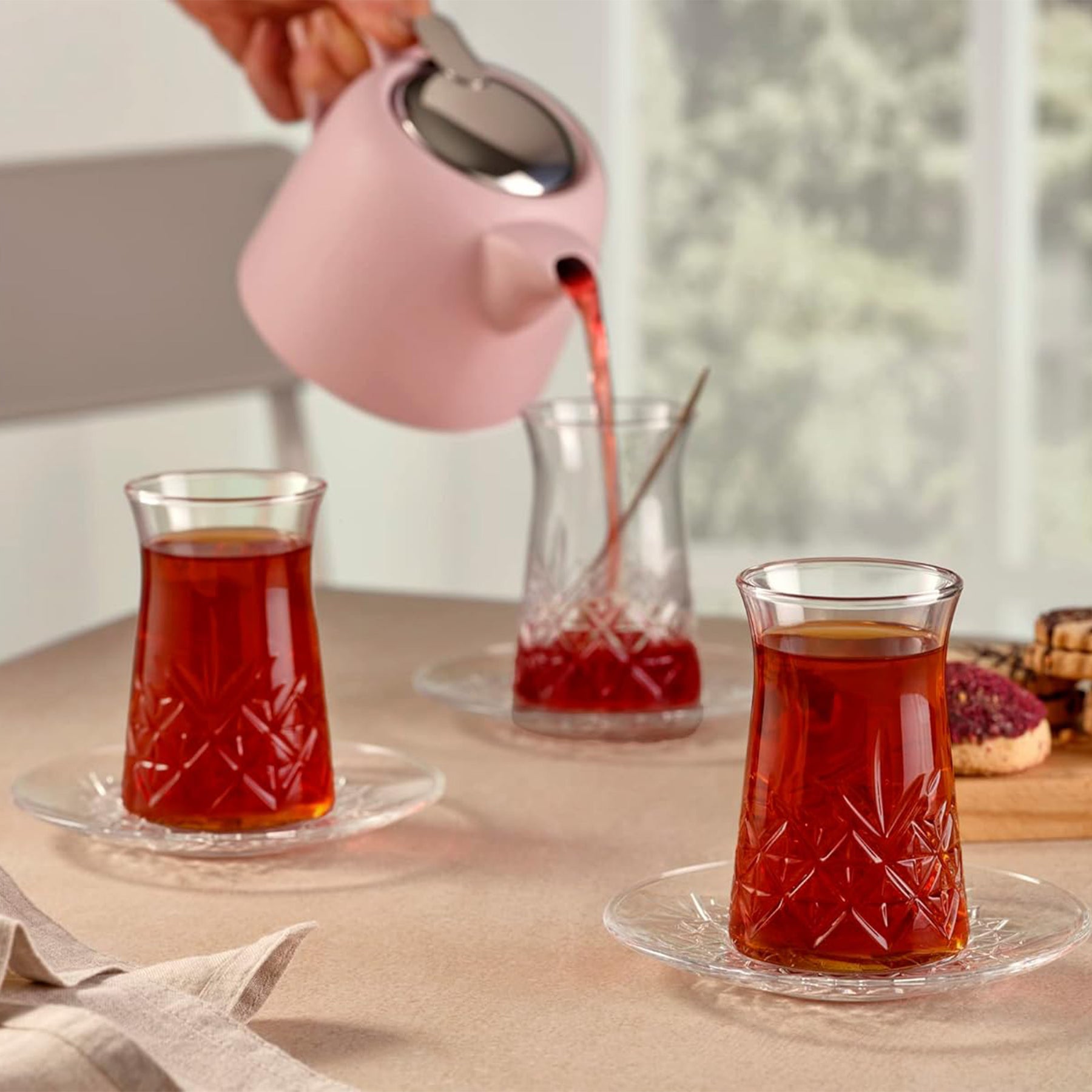 Pasabahce Timeless Teegläser Set, 160ml, 12er Set