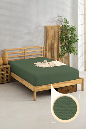 100% Cotton Single/Double Fitted Sheet Fitted Combed Sheet