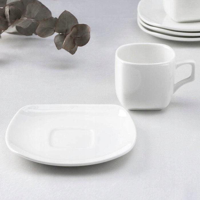 Wilmax Teetasse mit Untertasse 200 ml quadratisch