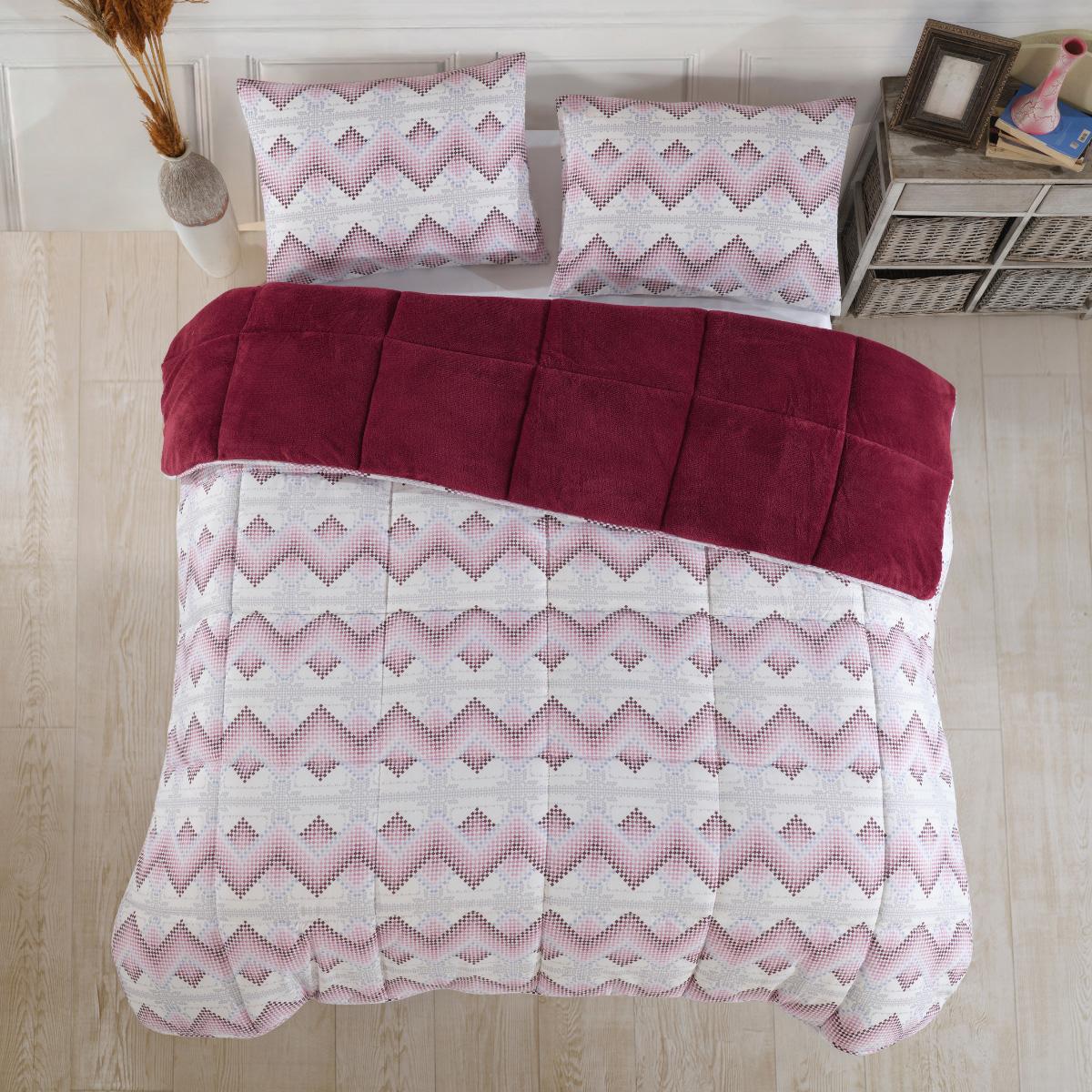 Einzelne  Wellsoft Steppdecke mit doppelseitigem Kissenbezug 155X220 cm Steppdecke