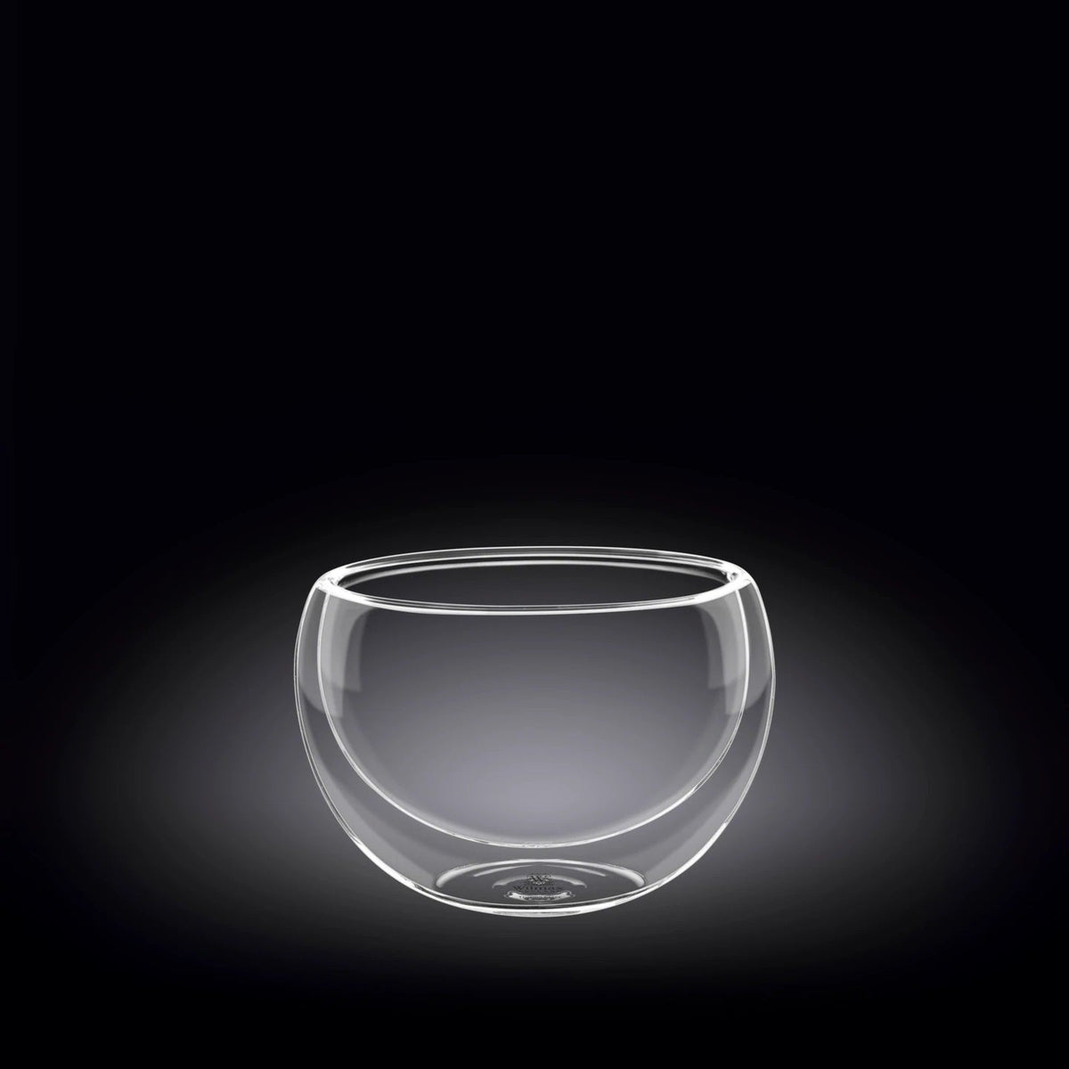 Wilmax Doppelwandige Glasschale 250 ml Transparent WL-888755/A