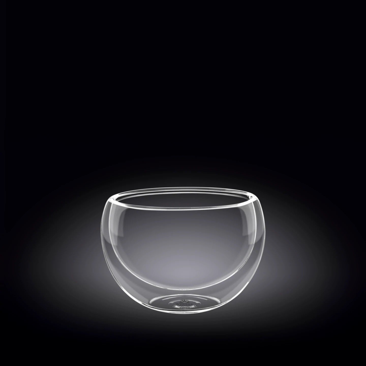 Wilmax Doppelwandige Glasschale 250 ml Transparent WL-888755/A