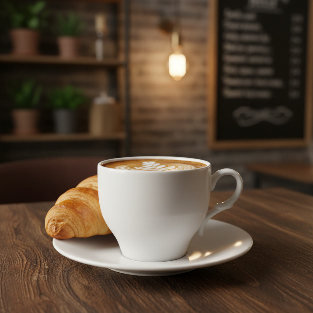 Wilmax Teetasse mit Untertasse 220 ml Weiß Porzellan WL-993009/1C
