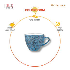 Wilmax Espressotasse 75 ml Blau Porzellan WL-667633/A