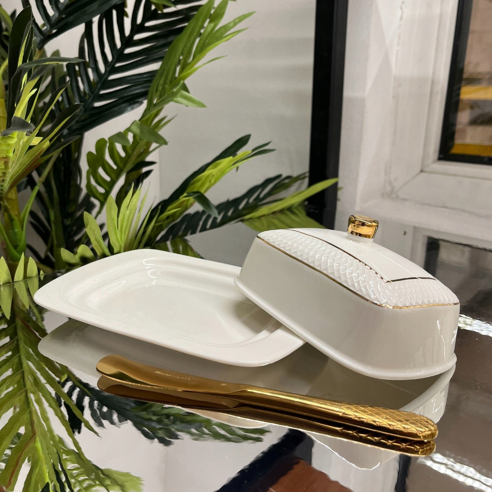 Wilmax Buttermesser 17 cm Edelstahl Gold WL-999247/1B