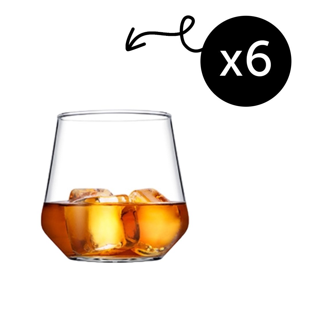 Pasabahce Allegra Whiskygläser – 3er Set, 345 ml