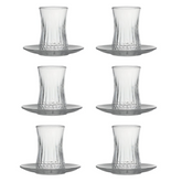 Pasabahce Elysia Teesets (Set mit Untertassen)