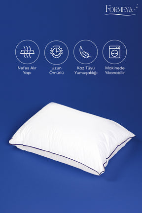 2 Pieces Climate Nano Gel Cushion Hotel Cushion 50X70 cm 100% Cotton Outer Fabric