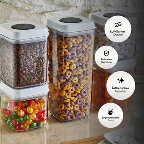 CRALEX Nesta Lebensmittelbehälter  Set - 3-tlg (900/1200/1700 ml)