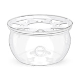 Wilmax Stövchen aus Glas für Teekannen Transparent WL-888903/A