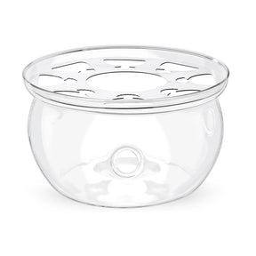 Wilmax Stövchen aus Glas für Teekannen Transparent WL-888903/A