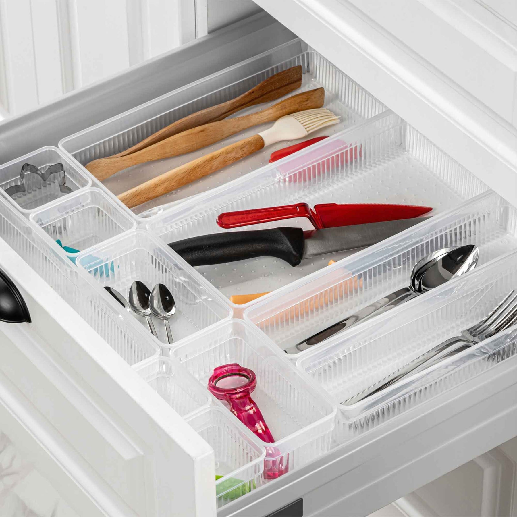 CRALEX Nero Schubladenblock Organizer 10er Set transparent