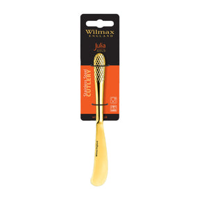 Wilmax Butter Knife 17 cm Edelstahl goldfarben