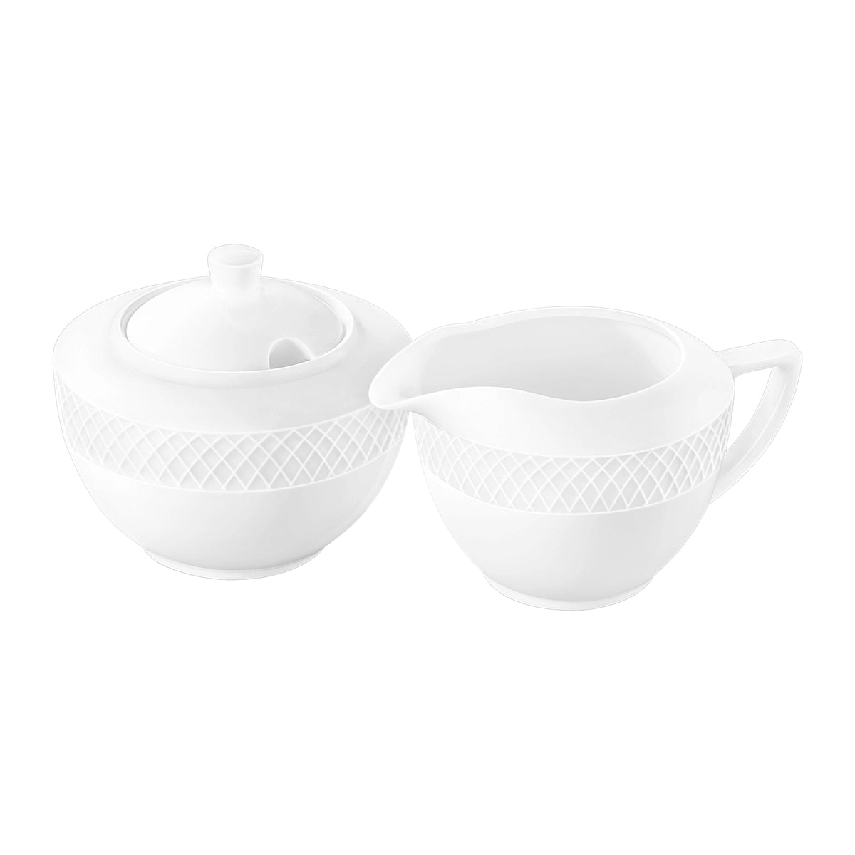 Wilmax Zucker- und Sahneset 2-teilig Porzellan 340 ml