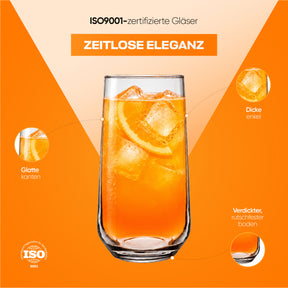 Pasabahce Allegra Longdrinkgläser 470 ml