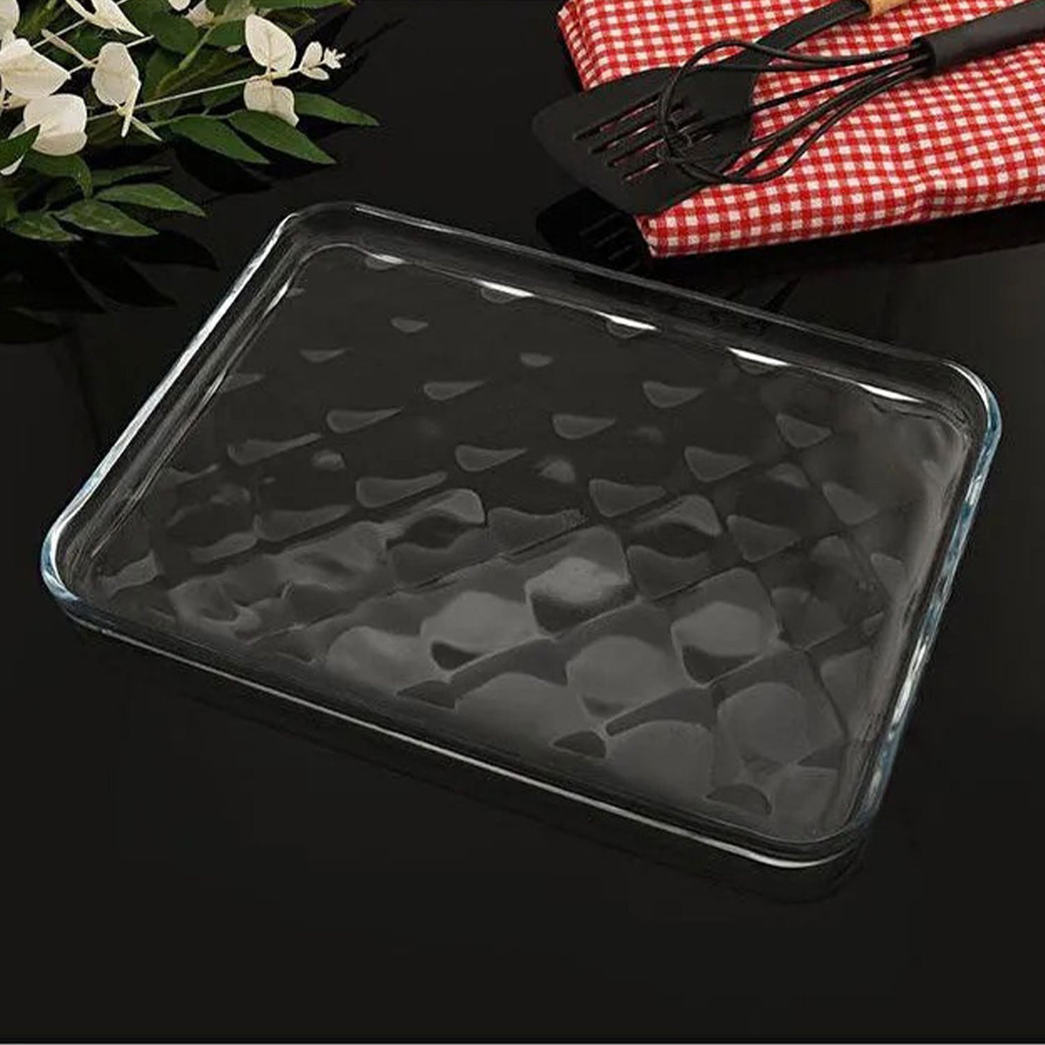 Pasabahce Borcam Rechteckige Glasform 1025 ml 334 × 244 mm