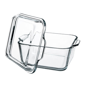 Pasabahce Borcam Glasform zum Backen und Servieren mit Glasdeckel