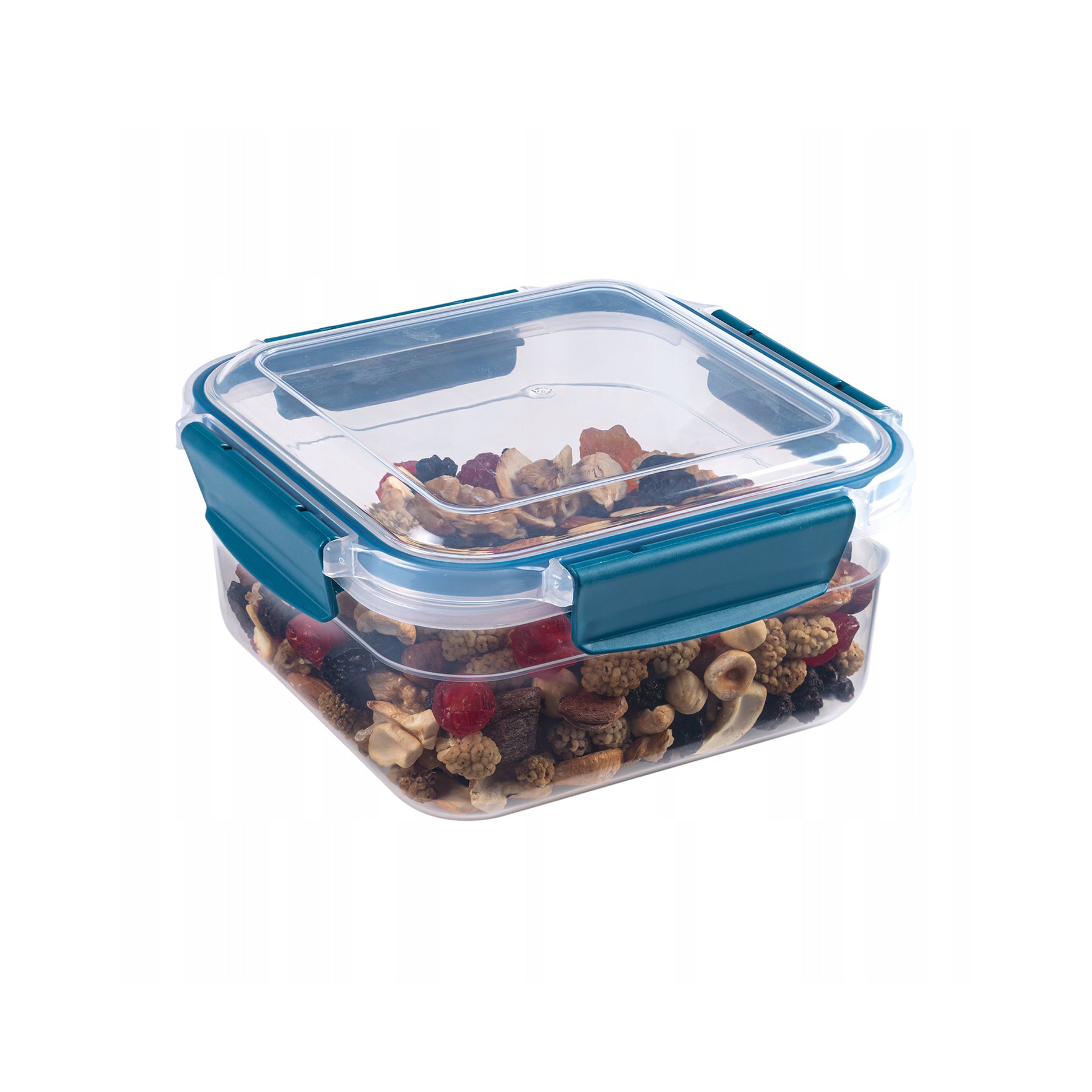 CRALEX Bona Airtight quadratische Lebensmittelbehälter, 3er-Set (700 ml / 1,3 l / 2,15 l)