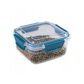 CRALEX Bona Airtight quadratische Lebensmittelbehälter, 3er-Set (700 ml / 1,3 l / 2,15 l)