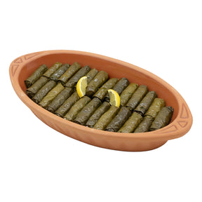 Viapot KILIS Medium 600 ml - Innen Braun Glasiert - Terrakotta-Auflaufform - 28×15,5×4,5 cm