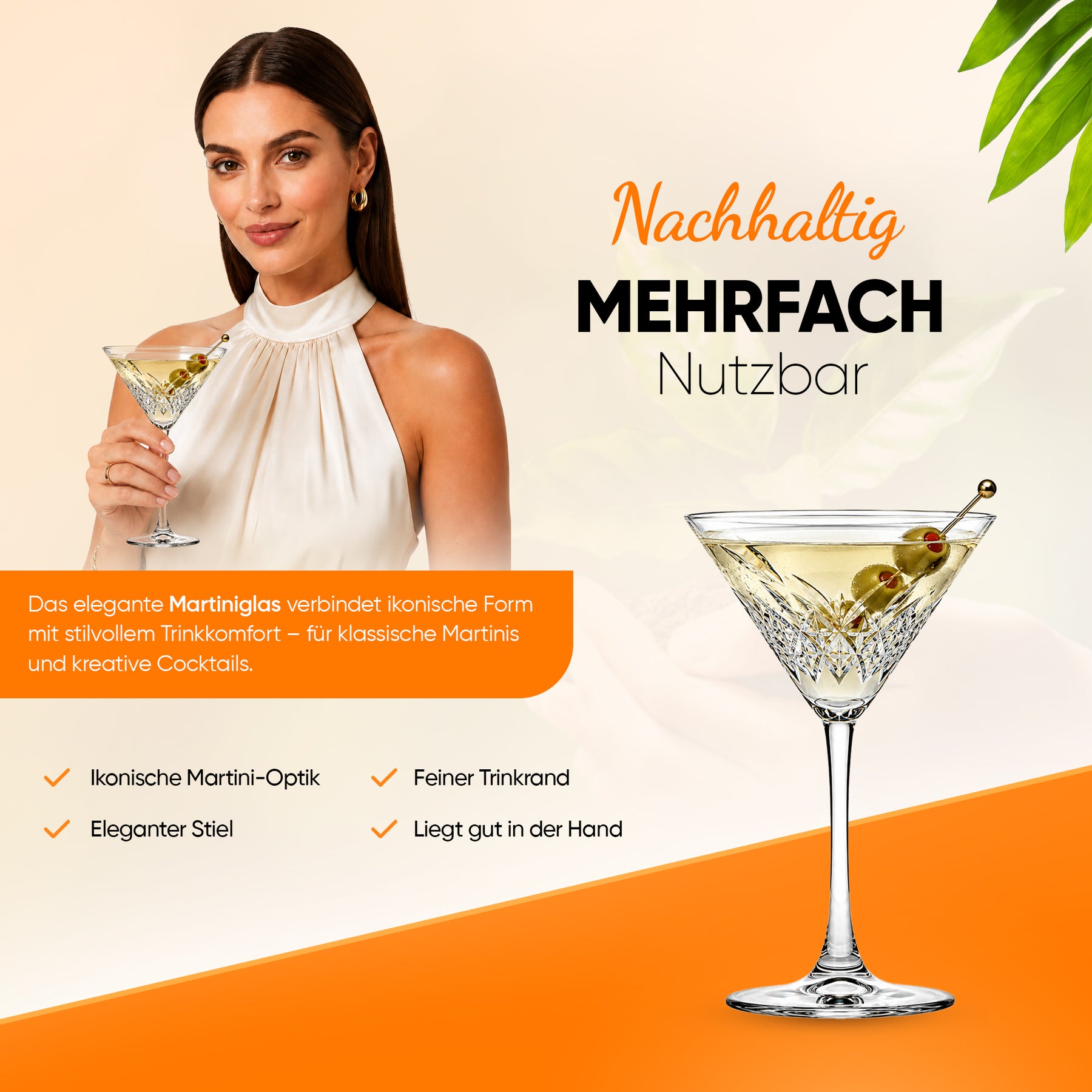 Pasabahce Timeless Martinigläser - 230 ml