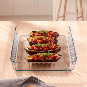 Pasabahce Borcam Auflaufform 3,8 L Glas für Lasagne und Braten