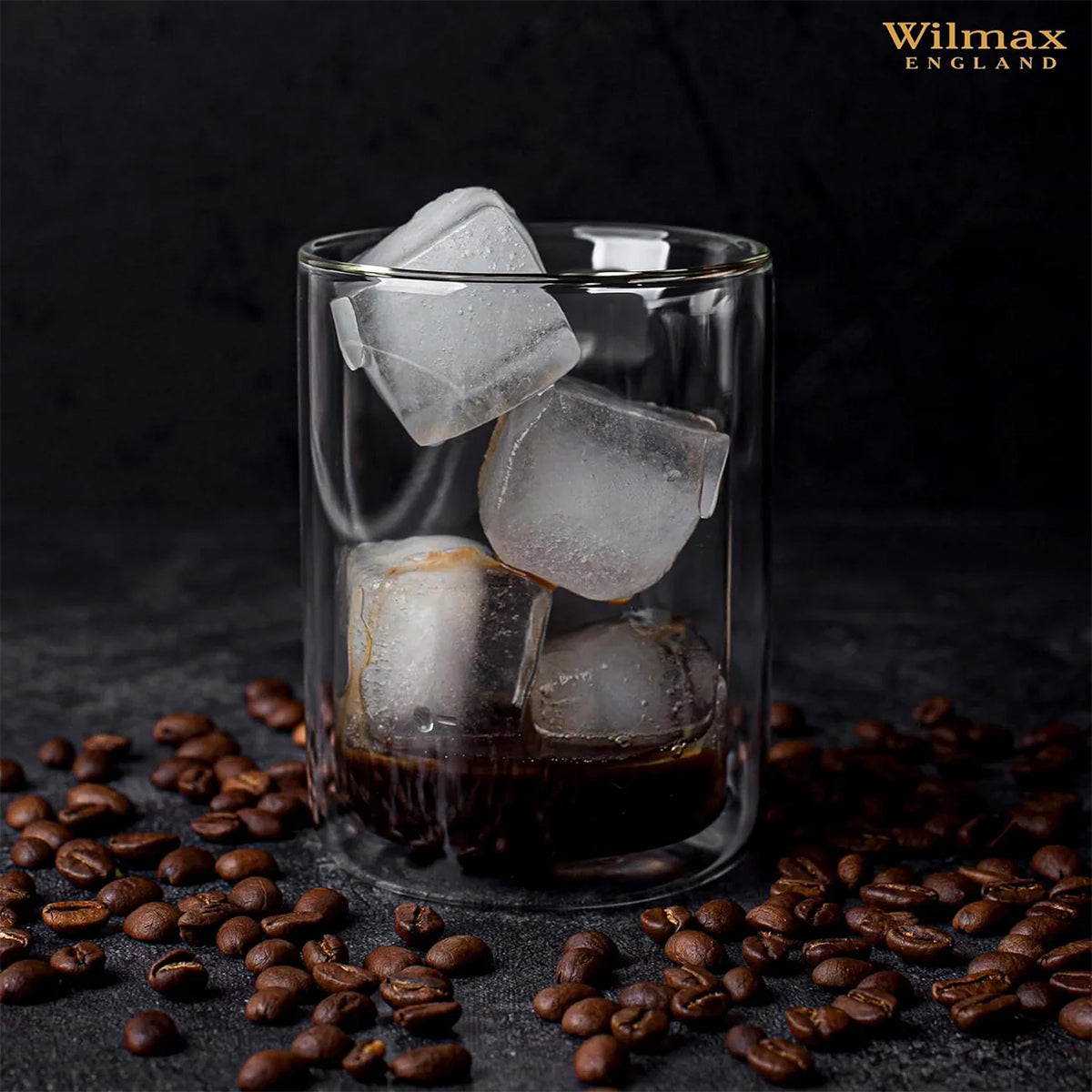 Wilmax Doppelwandiges Glas 300 ml Transparent WL-888784/A