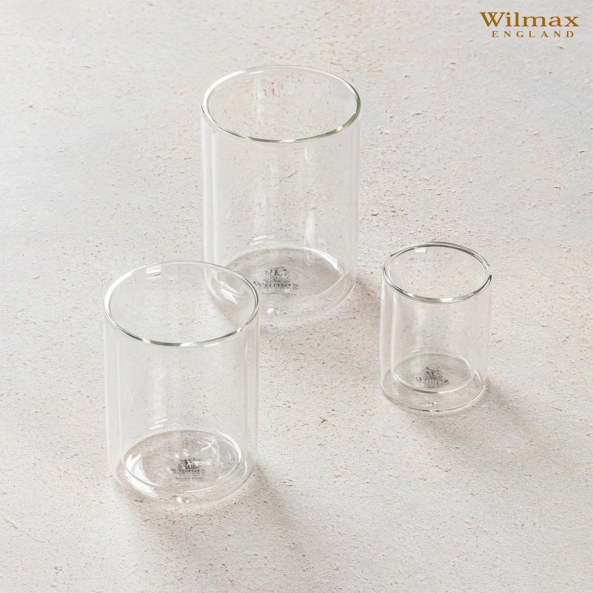 Wilmax Doppelwandiges Glas 300 ml Transparent WL-888784/A
