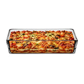 Pasabahce Borcam Rechteckige Auflaufform 2,5 L Borosilikatglas 28,5 x 19,5 cm
