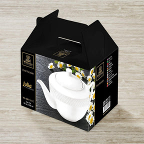 Wilmax Teekanne 900 ml Weiß Porzellan WL-880110/1C