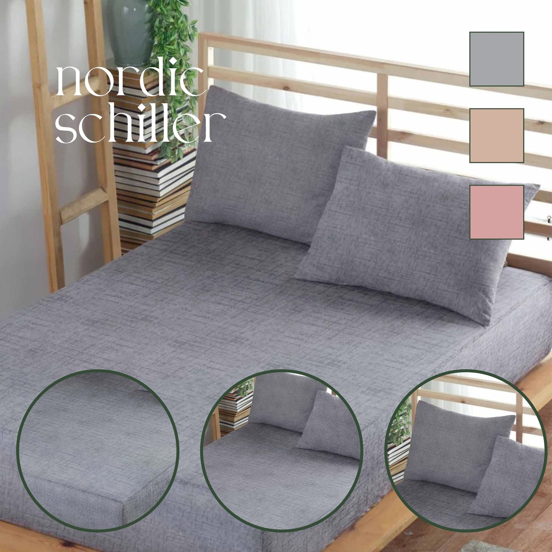 Nordic Schiller Baumwoll-Polyester Spannbettlaken