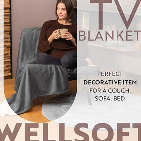 English Home Welsoft Decke - Flauschige TV-Decke 120x170 cm