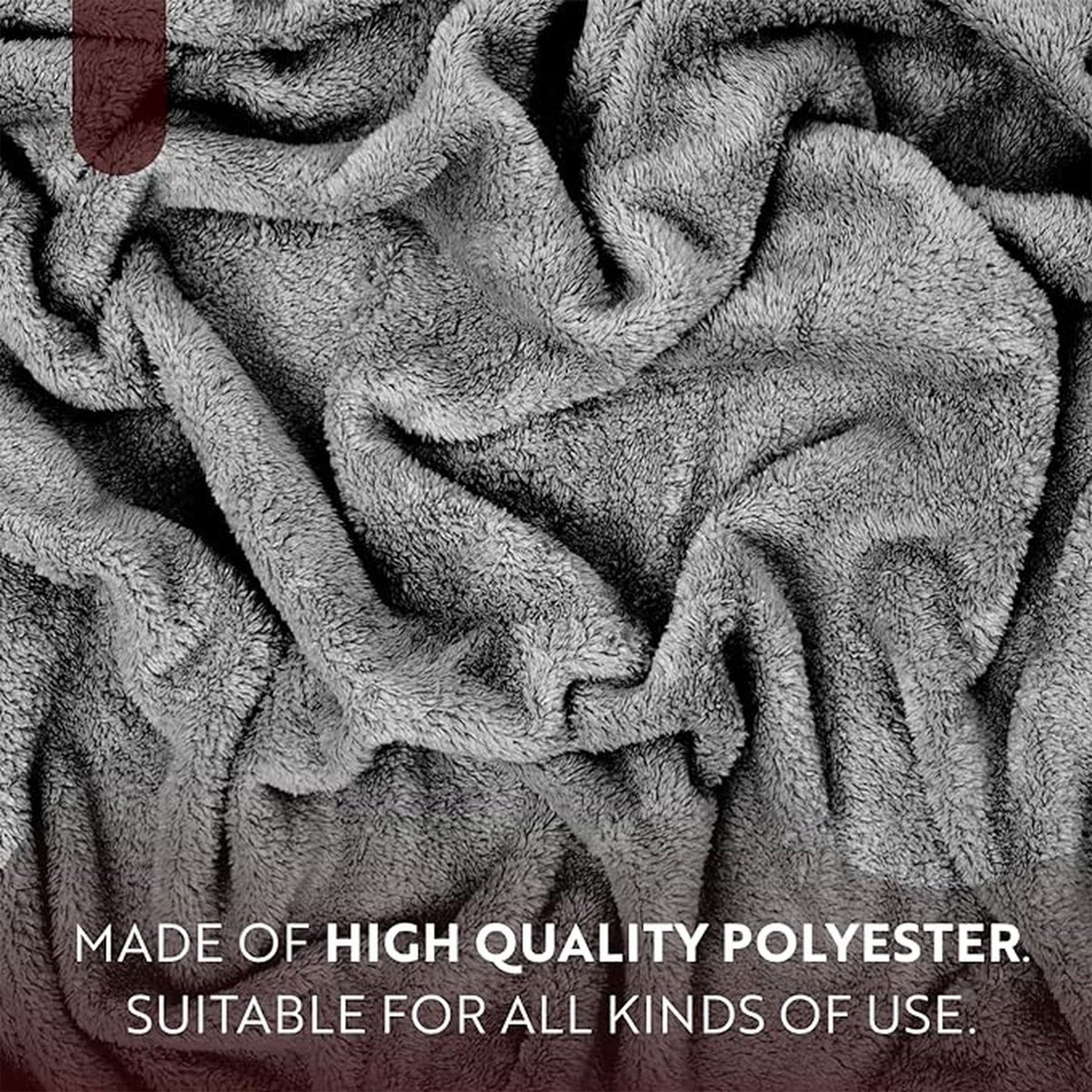 English Home Welsoft Decke - Flauschige TV-Decke 120x170 cm