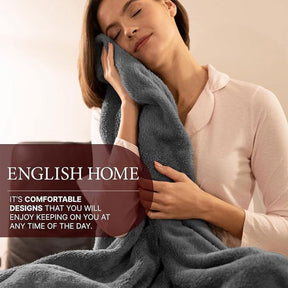 English Home Welsoft Decke - Flauschige TV-Decke 120x170 cm