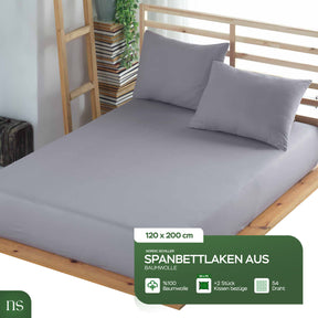 Nordic Schiller Ranforce Baumwoll-Spannbettlaken