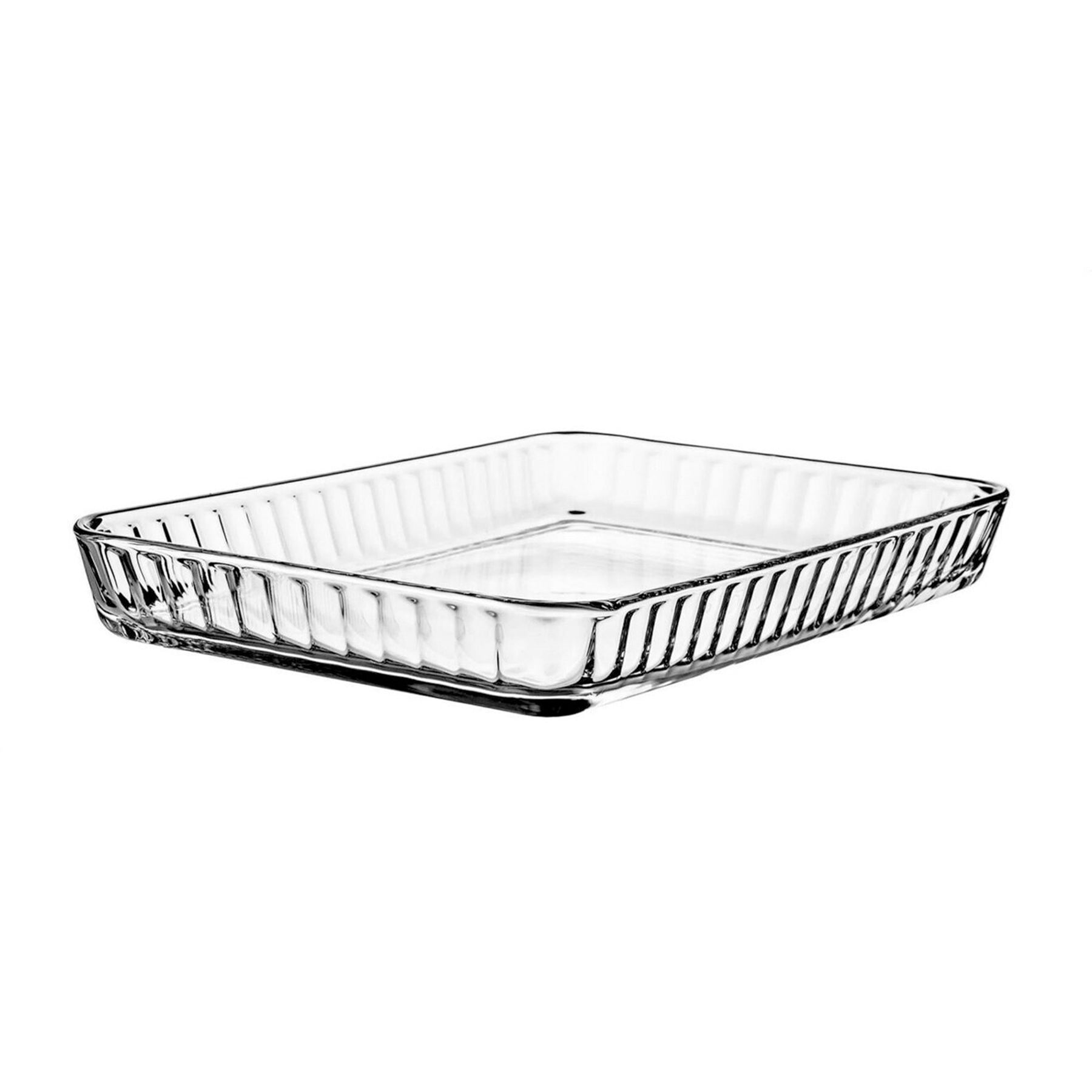 Pasabahce Borcam Glas-Auflaufform rechteckig für Aufläufe und Gratins