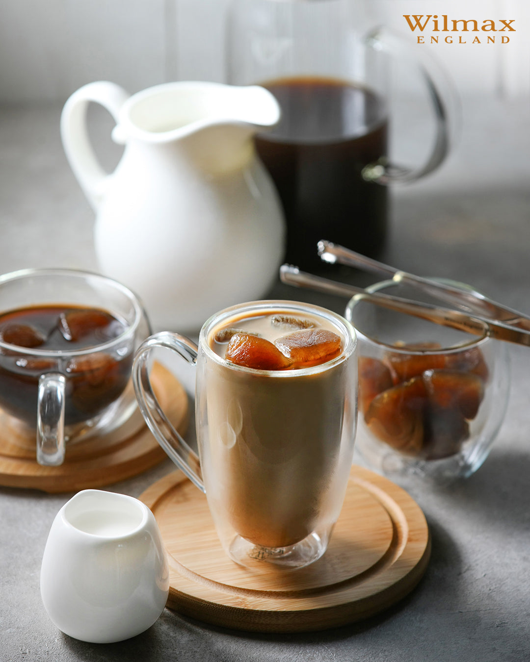 Wilmax Sahnekännchen 100 ml Weiß Porzellan WL-995003/A