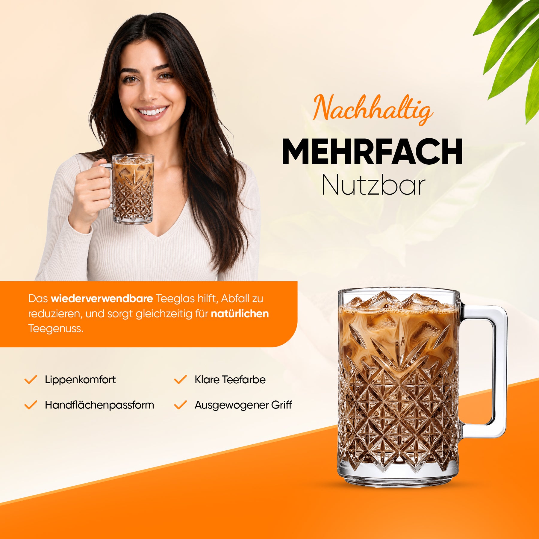 Pasabahce Timeless Mug mit Henkel