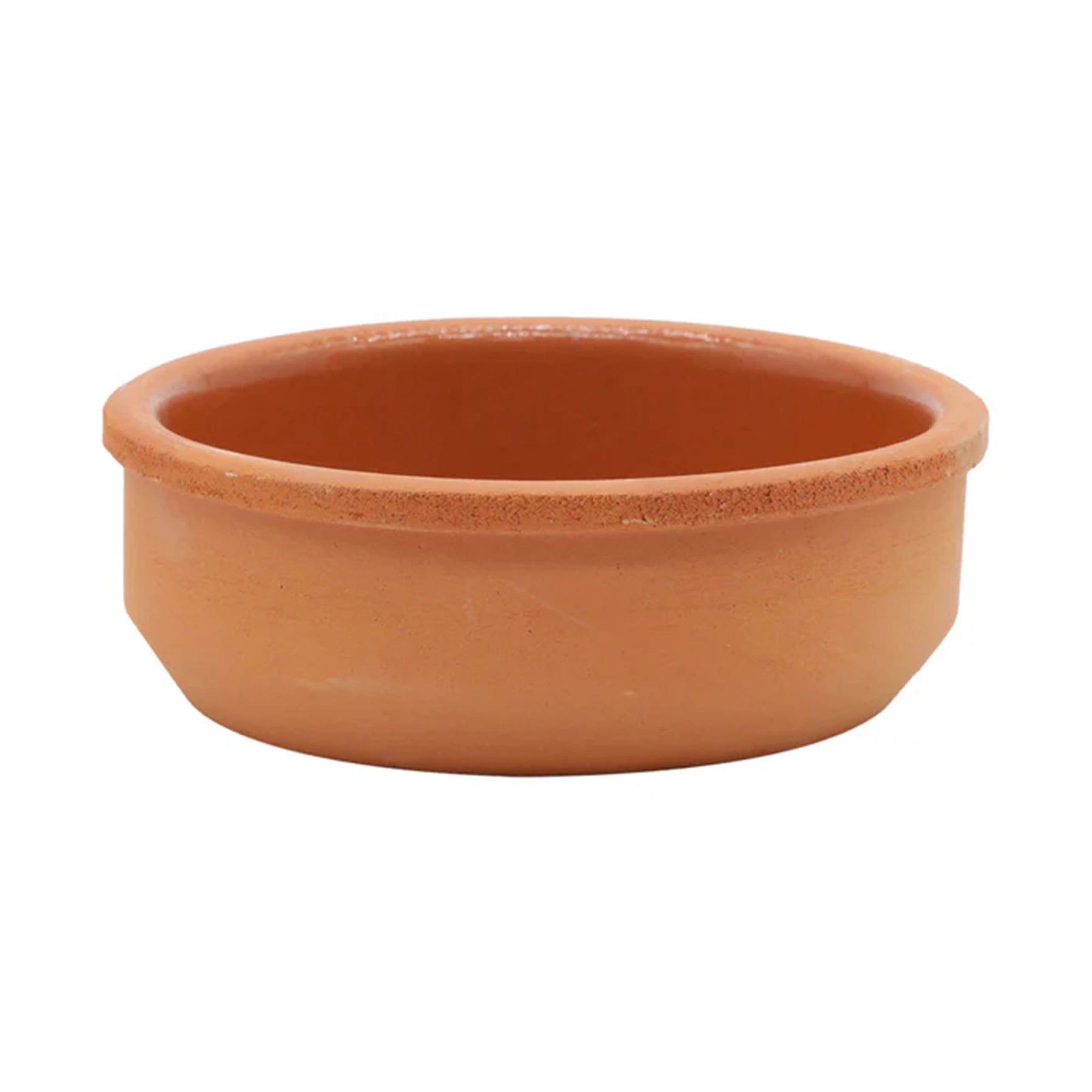 Viapot ANADOLU 6er Set - 250 ml - Innen Braun Glasiert - Terrakotta-Schalen - 12×4 cm