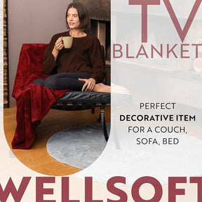 English Home Welsoft Decke - Flauschige TV-Decke 120x170 cm