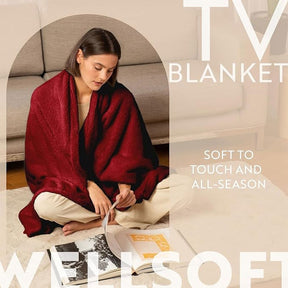 English Home Welsoft Decke - Flauschige TV-Decke 120x170 cm