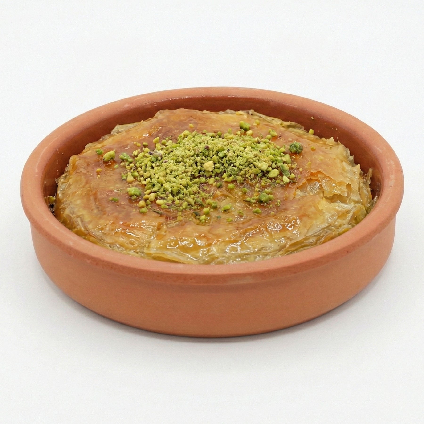 Viapot RUMELI 2er Set - 450 ml - Innen Braun Glasiert - Terrakotta-Schalen - 16×4 cm