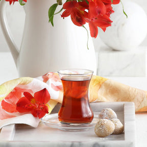 LAV Demet Teegläser & Unterteller Set - 135 ml (4 1/2 oz)